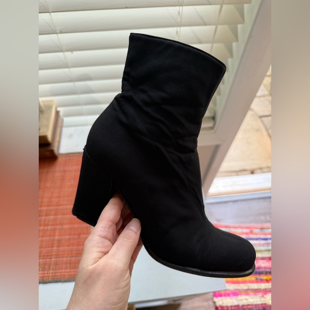 Vintage Prada Nylon/Leather Booties - Picture 4 of 16